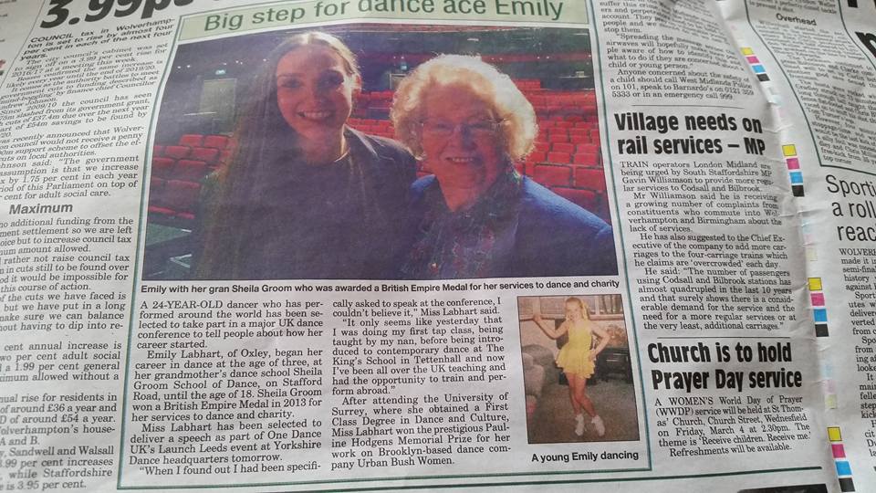 Featured in Wolverhampton Chronicle